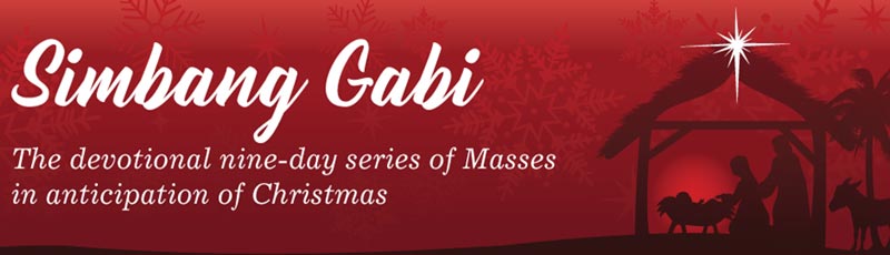 Simbang Gabi - The devotional nine-day series of Masses in anticipation of Christmas
